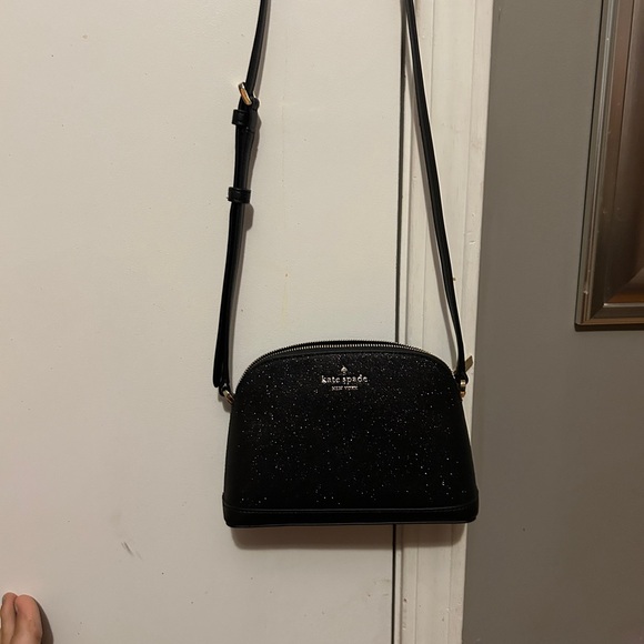 Kate Spade Black Sparkle Crossbody Bag - Picture 3 of 5